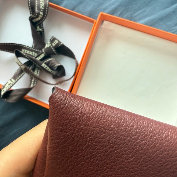 Hermes Bastia Coin Purse Rouge H - Picture 7 of 7